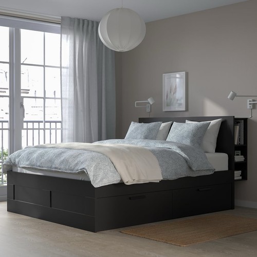 Ikea brimnes bed frame with - ikea,