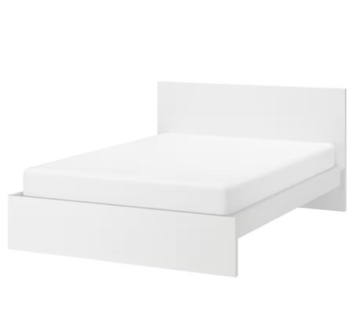 Bed frame white full - bed, frame,
