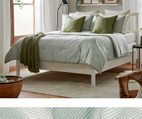 Ikea full double - &, white